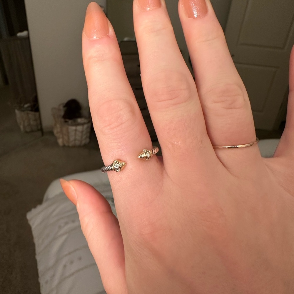 David Yurman Renaissance Diamond Ring - Picture 3 of 4